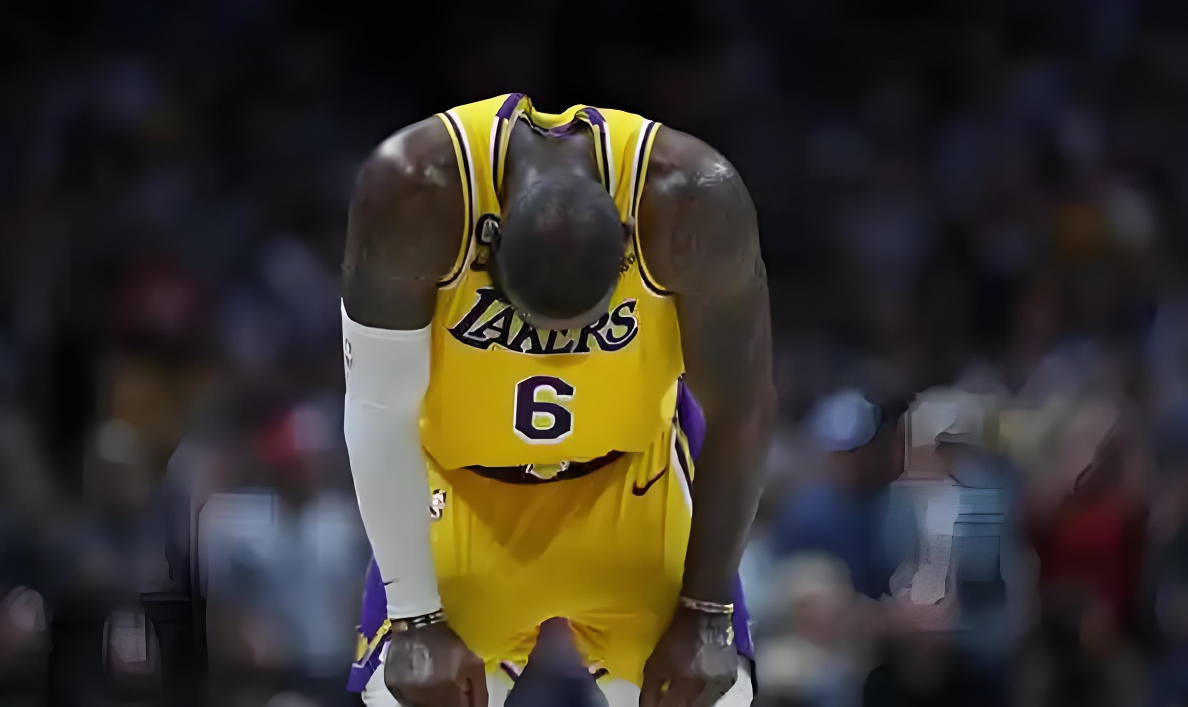 关于詹姆斯遭遇伤病，湖人陷入困境的信息