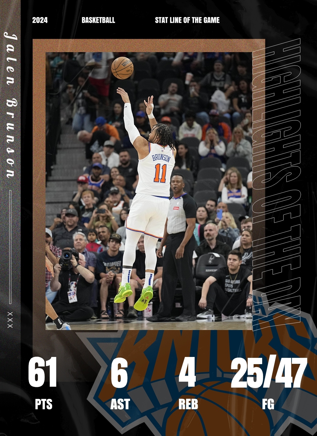 包含篮网绝杀马刺，布伦森统治全场的词条